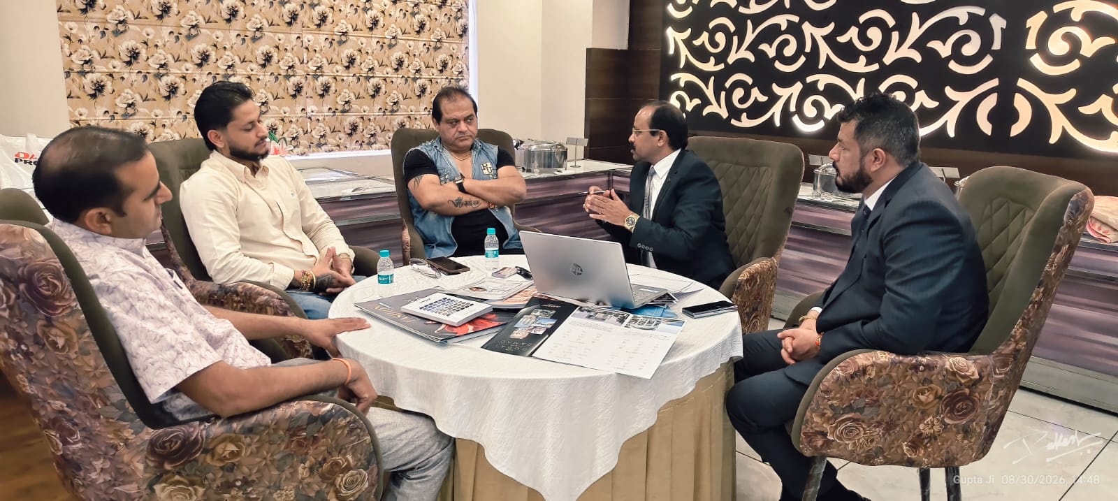 Clients attending the Dubai Investment Expo in Dehradun