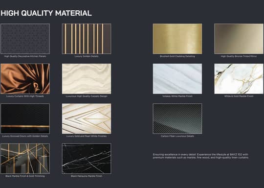 Material palette