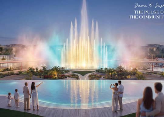 Fountain plaza